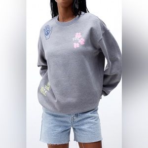 Vans Mascy Daze Crew Neck Sweatshirt, size small.